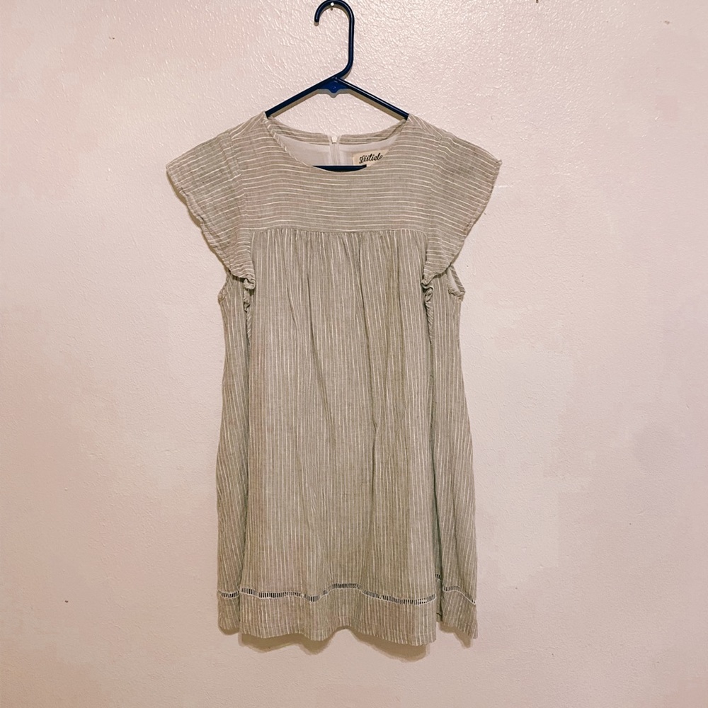 Mini linen dress